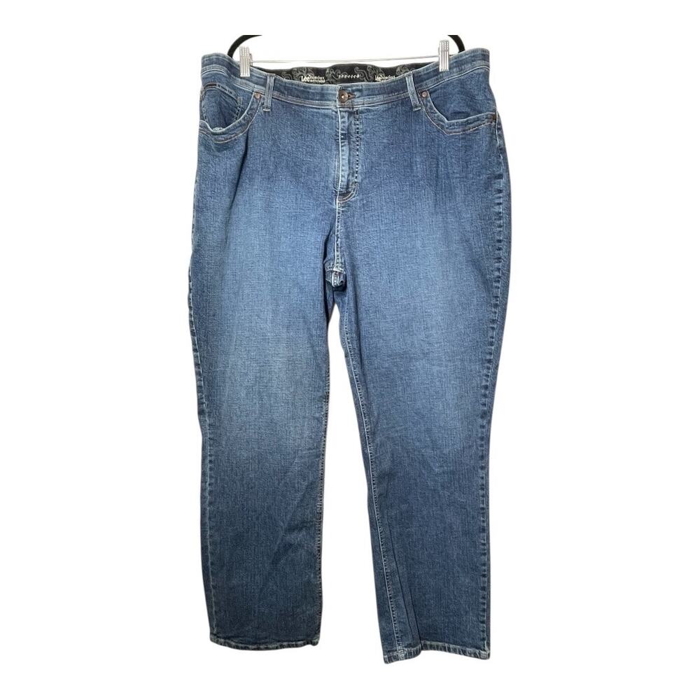 Lee Comfort Wasitband Jeans Size 24 Straight Leg Stretch